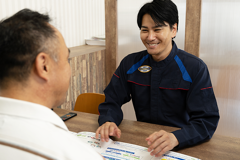 店舗にて事前点検